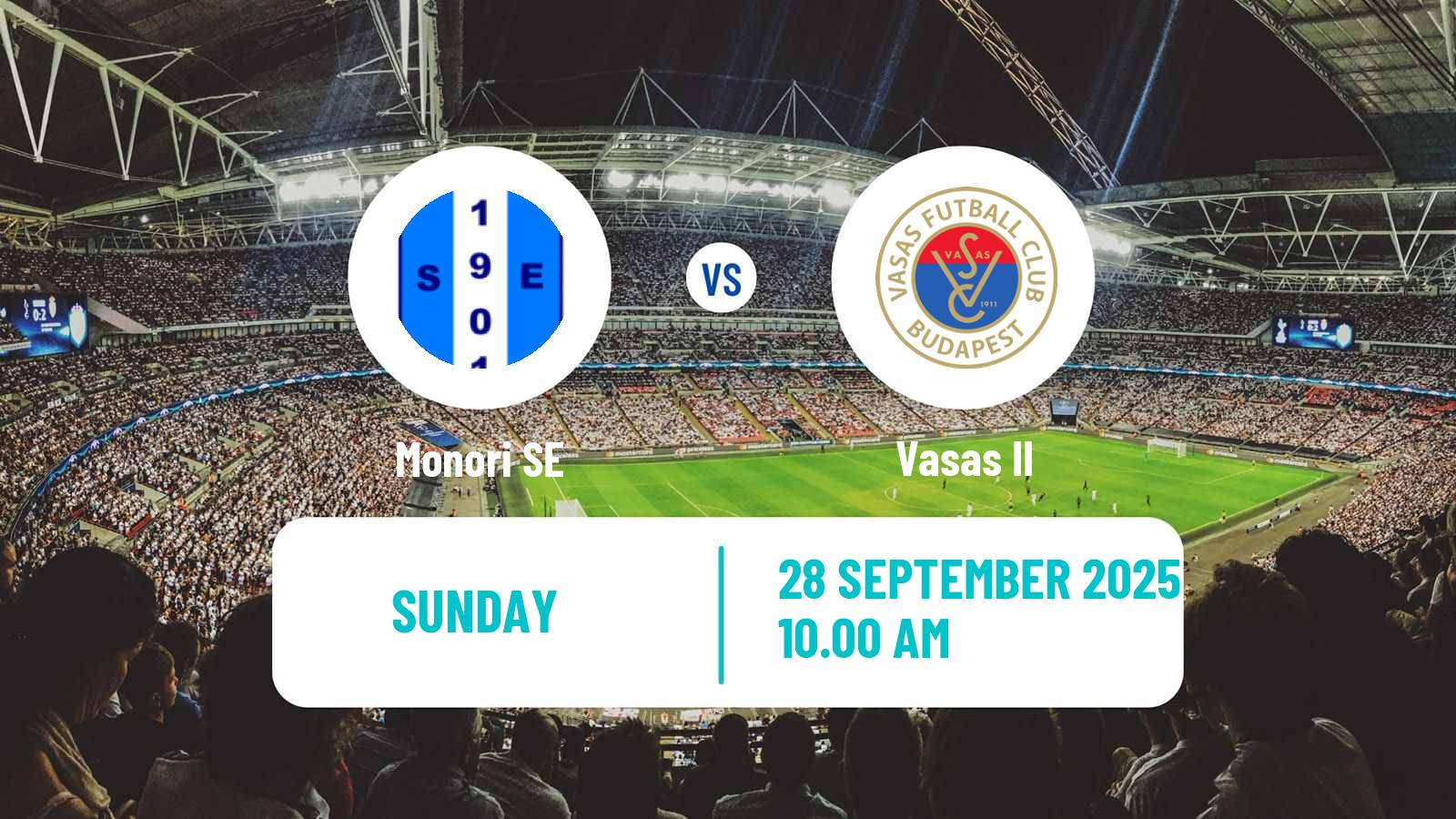 Soccer Hungarian NB III Southeast Monori - Vasas II