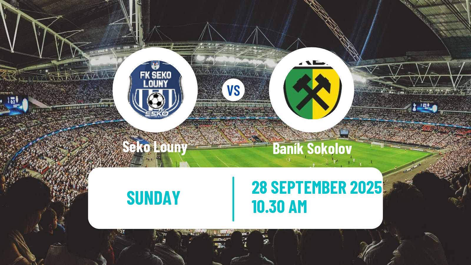 Soccer Czech Division B Seko Louny - Baník Sokolov