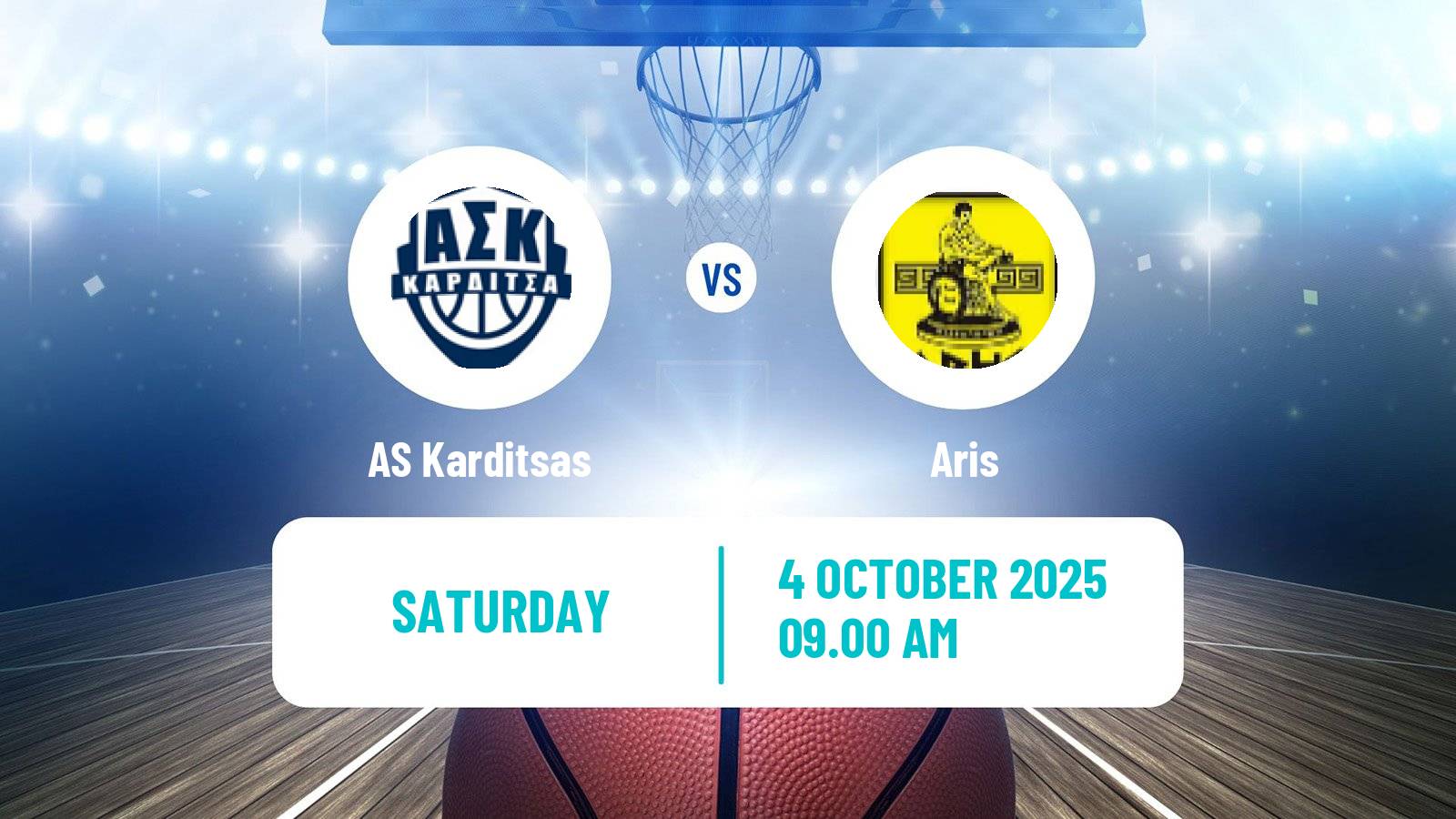 Basketball Greek Basket League A1 Karditsas - Aris