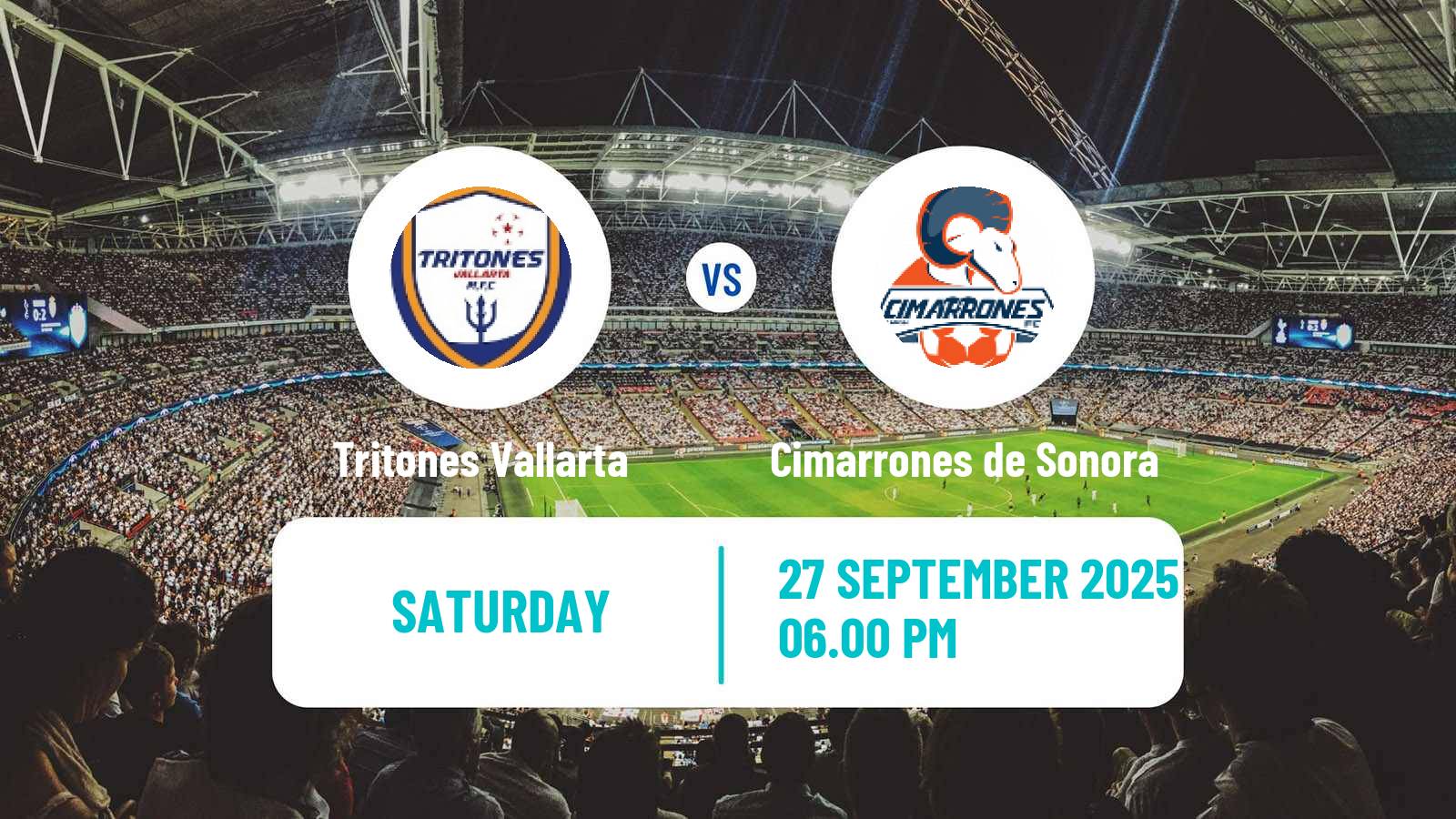 Soccer Mexican Liga Premier Serie A Tritones Vallarta - Cimarrones de Sonora