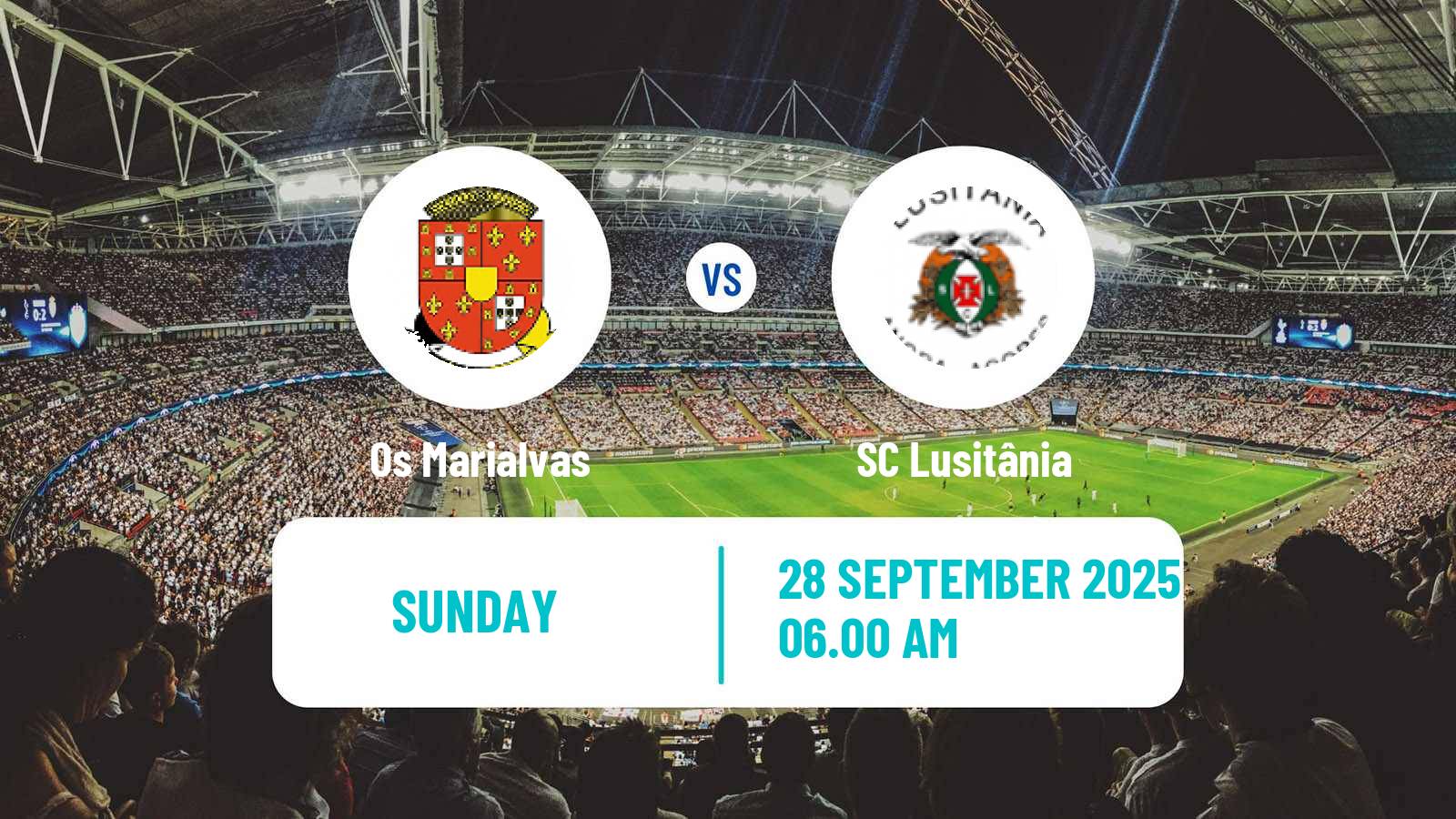 Soccer Campeonato de Portugal - Group C Os Marialvas - SC Lusitânia