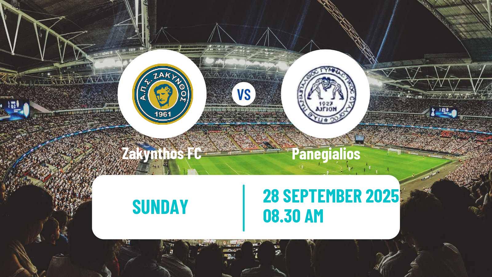 Soccer Greek Gamma Ethniki - Group 4 Zakynthos - Panegialios