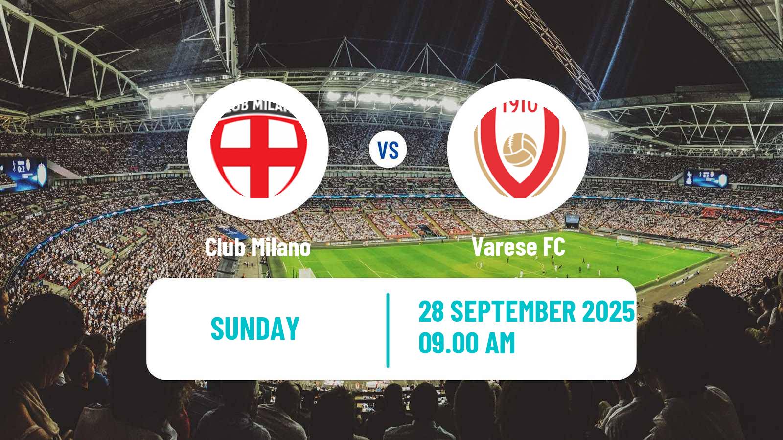 Soccer Italian Serie D - Group A Club Milano - Varese