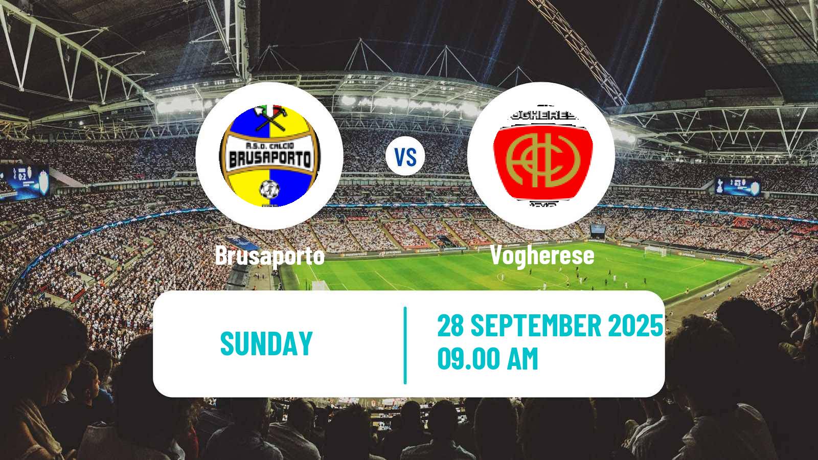 Soccer Italian Serie D - Group B Brusaporto - Vogherese