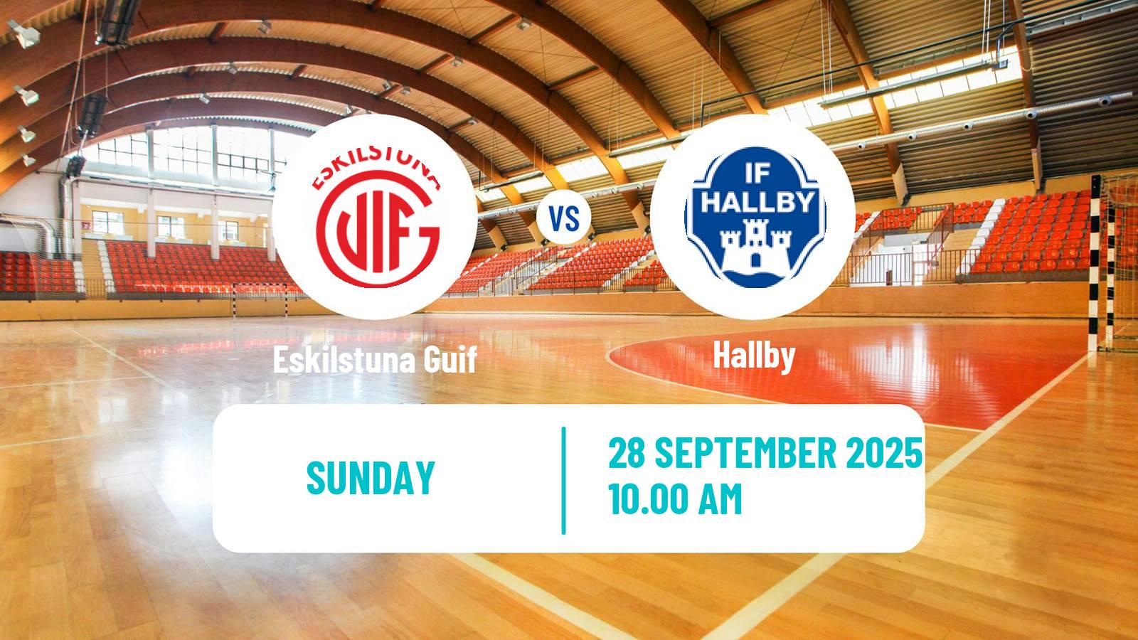Handball Swedish Elitserien Handball Eskilstuna Guif - Hallby