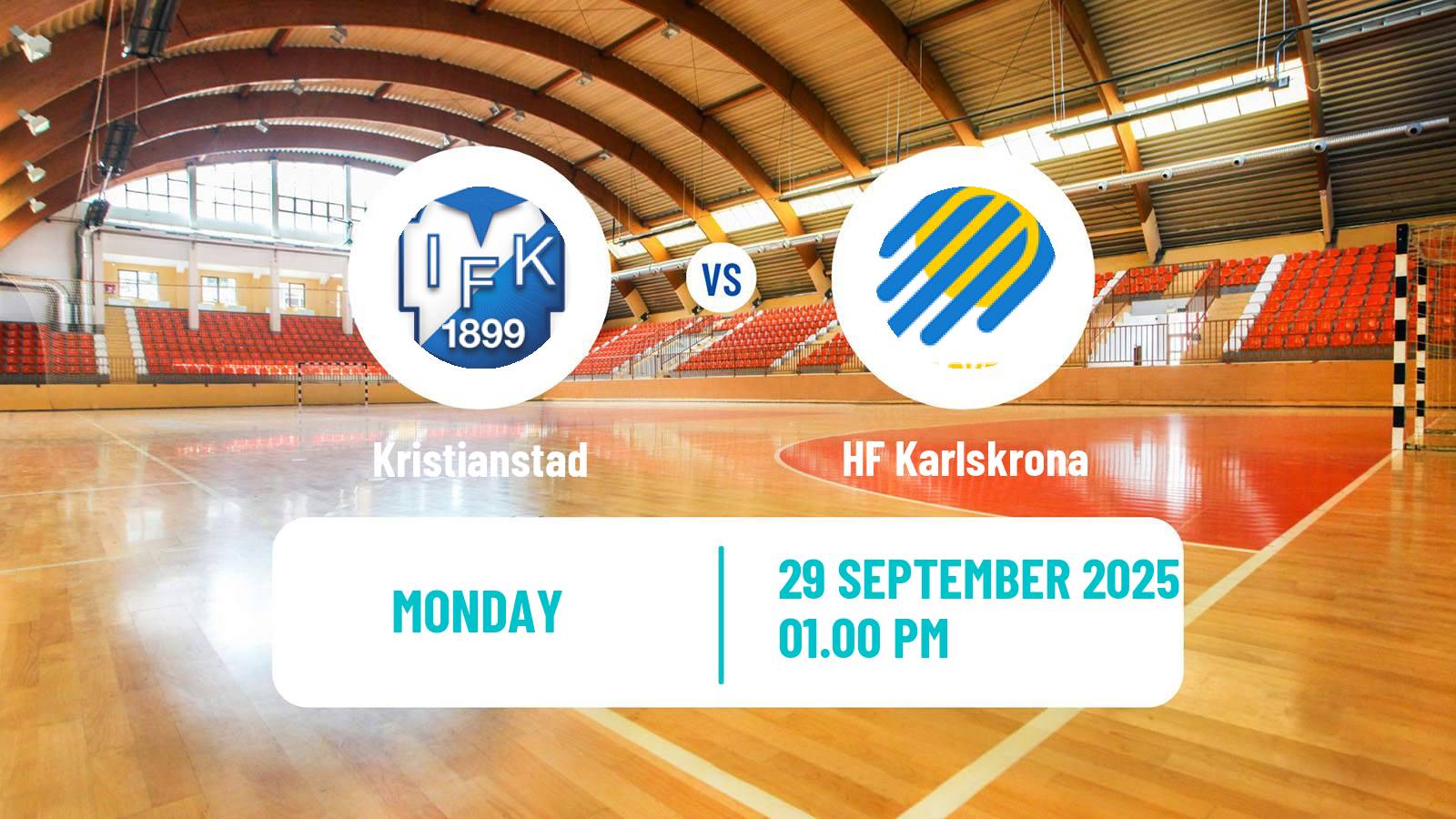 Handball Swedish Elitserien Handball Kristianstad - HF Karlskrona