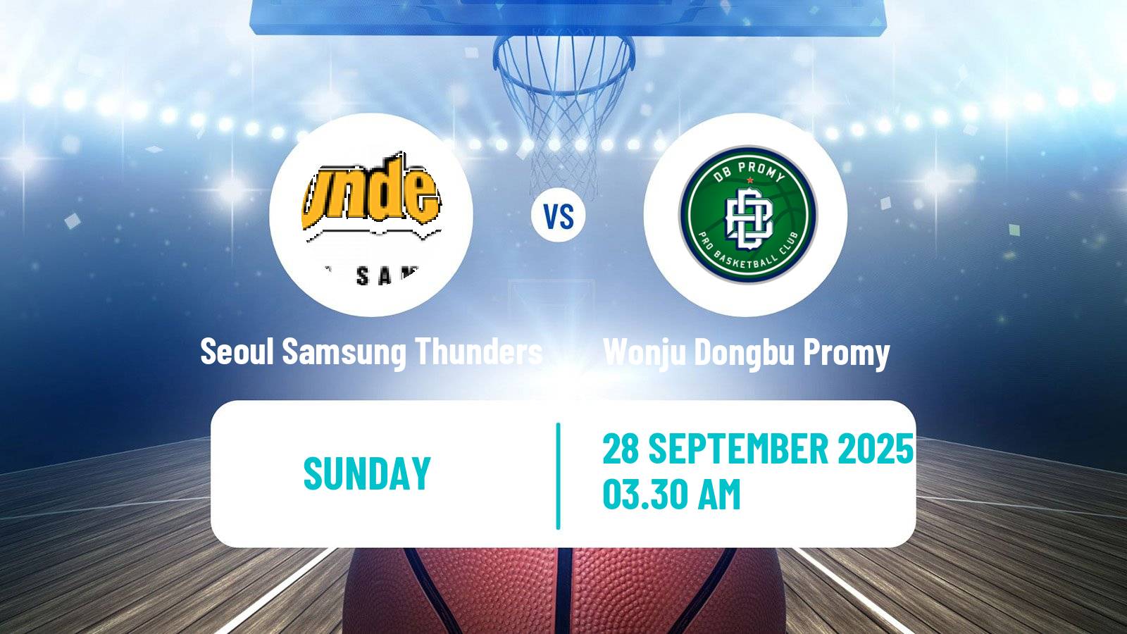 Basketball KBL Cup Seoul Samsung Thunders - Wonju Dongbu Promy