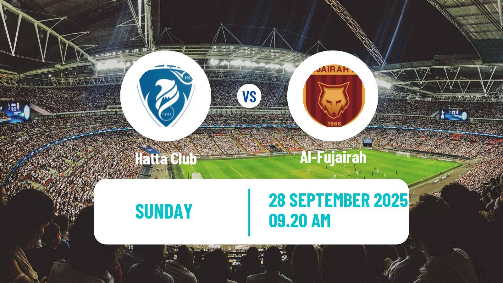 Soccer UAE Division 1 Hatta - Al-Fujairah