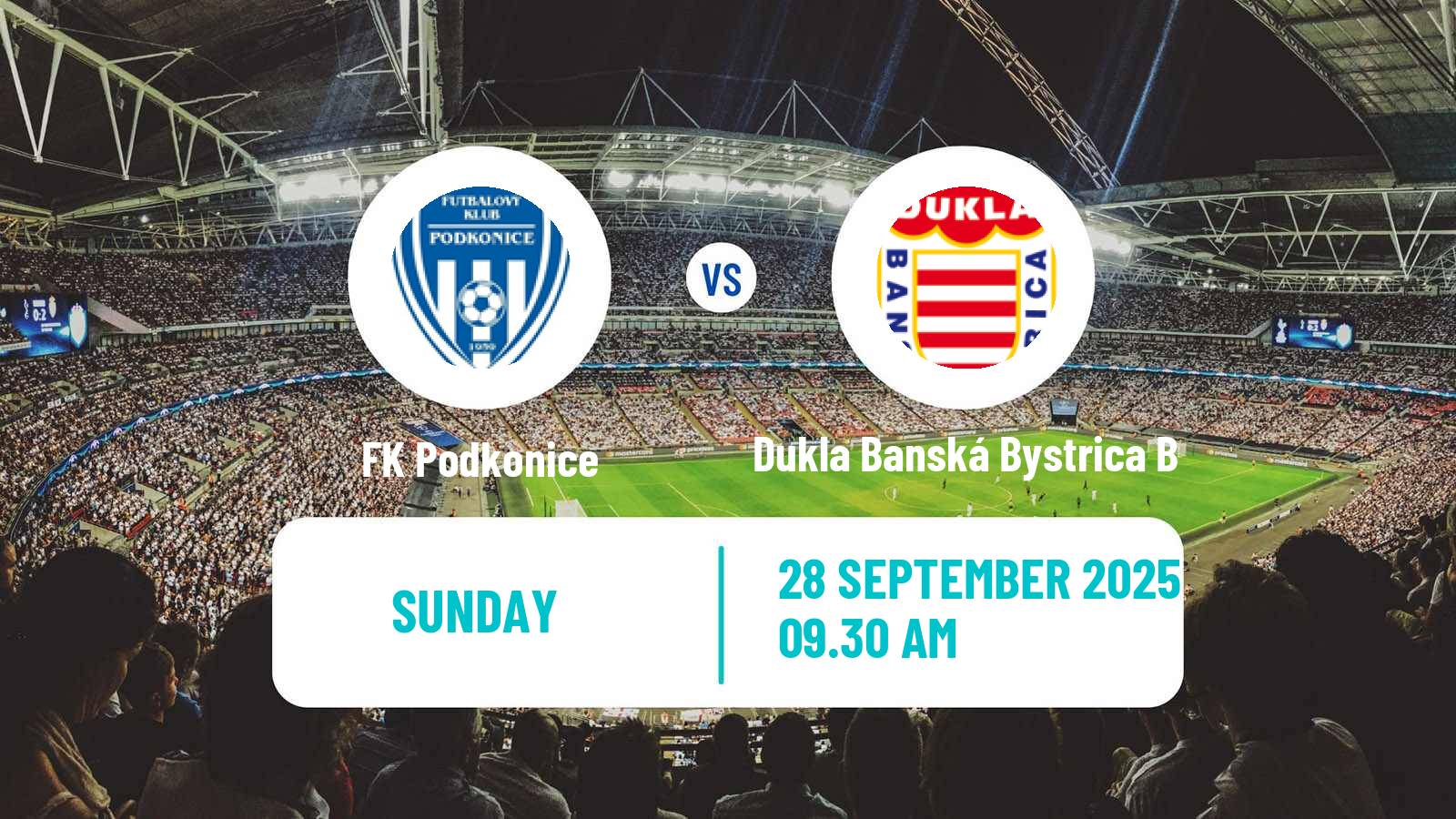 Soccer Slovak 3 Liga Central Podkonice - Dukla Banská Bystrica B