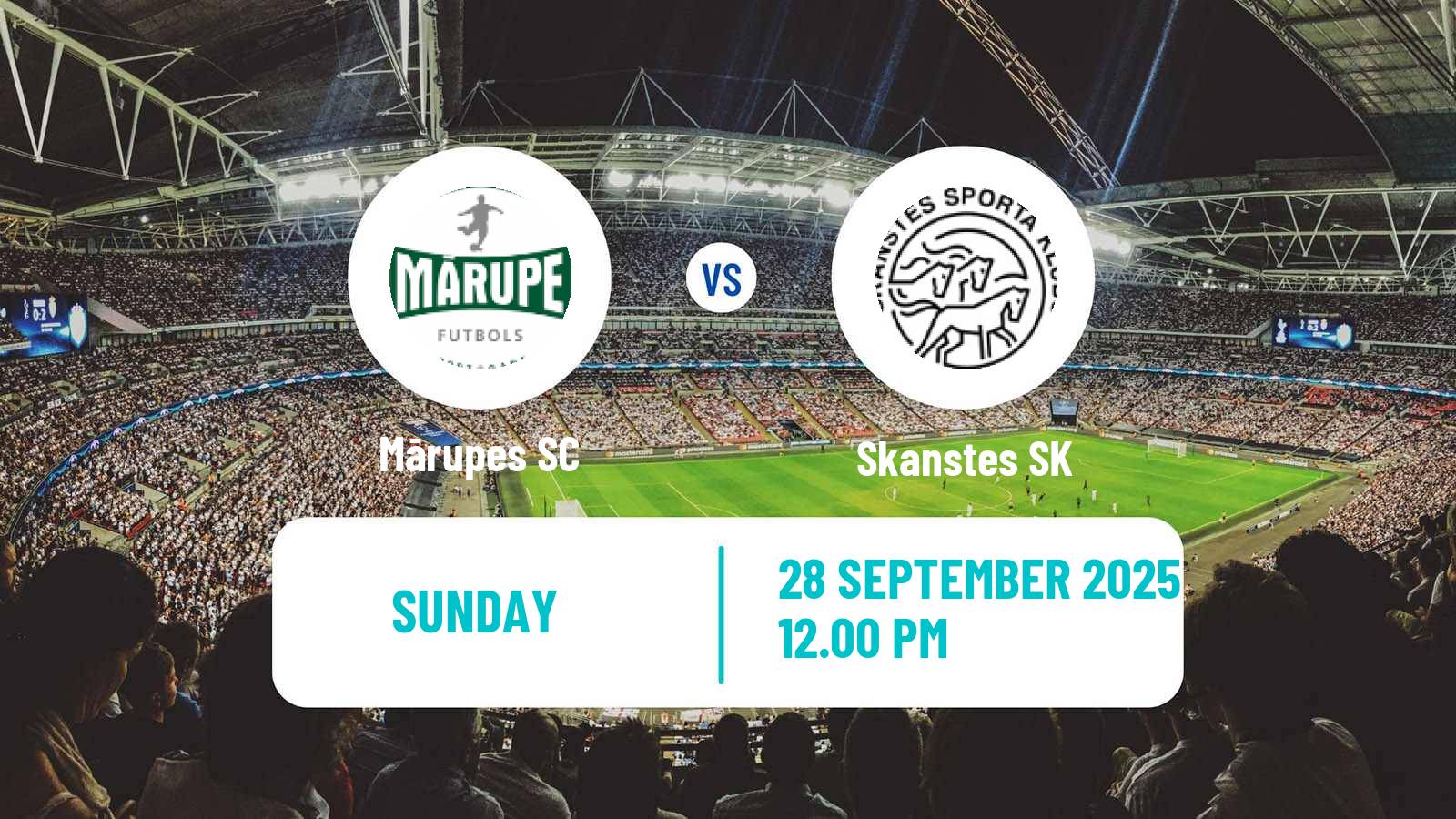 Soccer Latvian 1 Liga Mārupe - Skanstes
