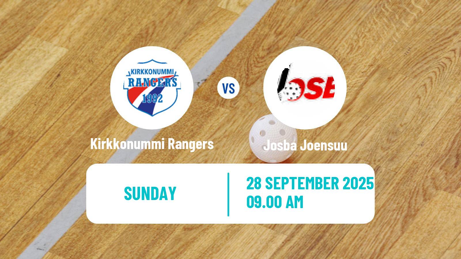 Floorball Finnish Divari Kirkkonummi Rangers - Josba Joensuu