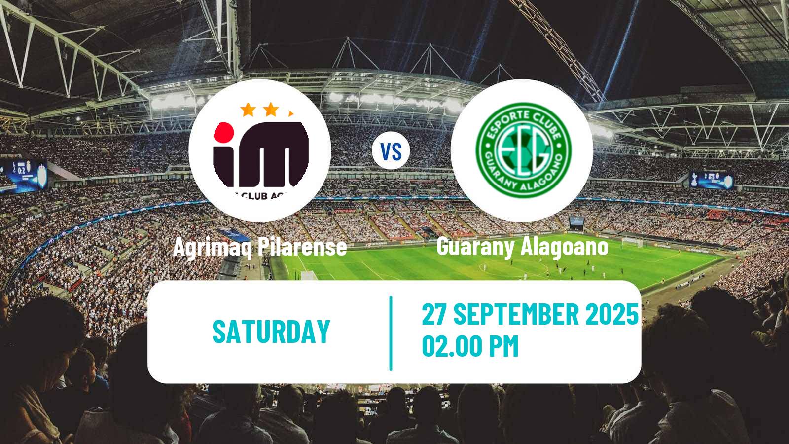 Soccer Brazilian Alagoano 2 Agrimaq Pilarense - Guarany Alagoano