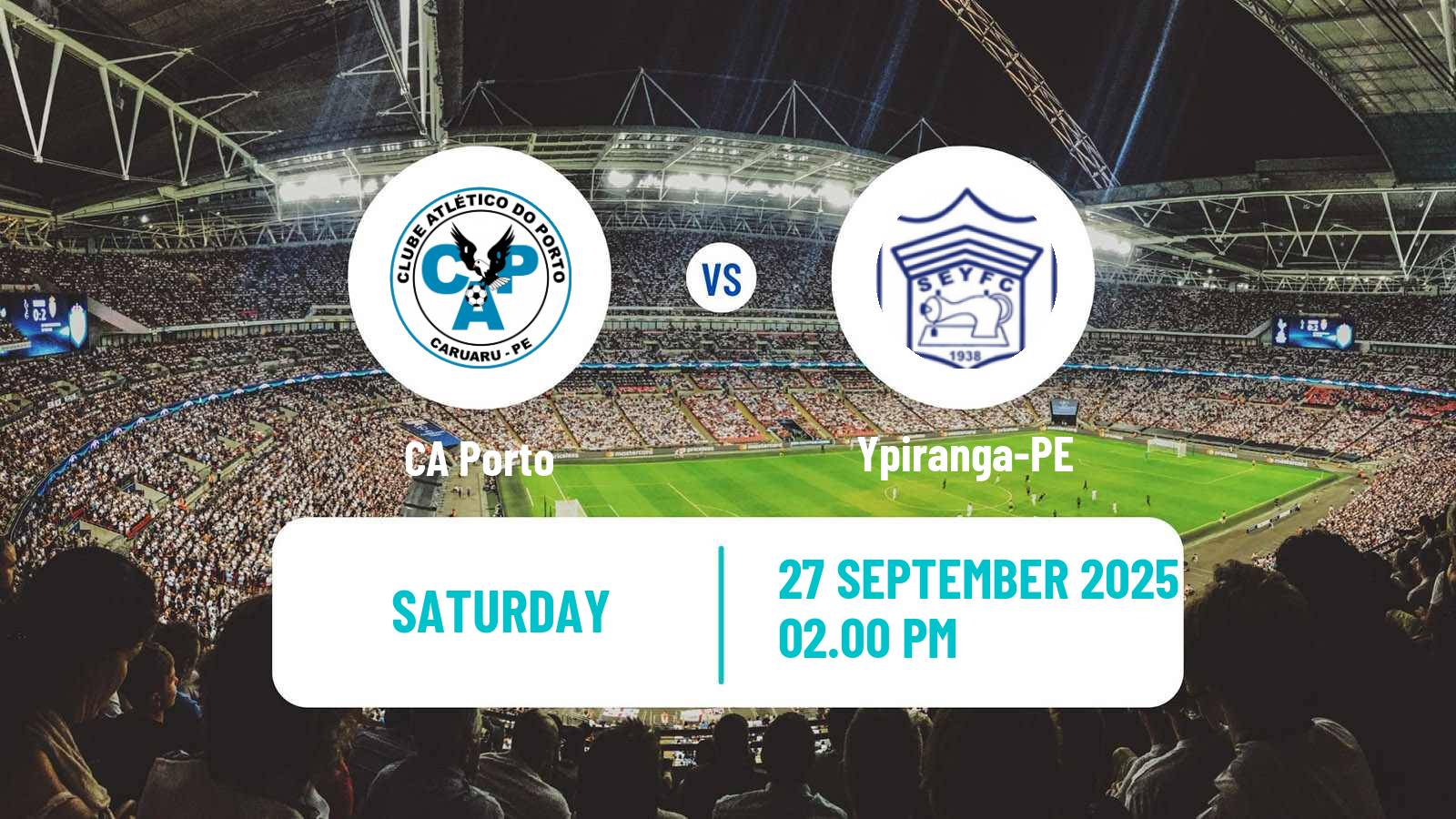 Soccer Brazilian Pernambucano 2 CA Porto - Ypiranga-PE