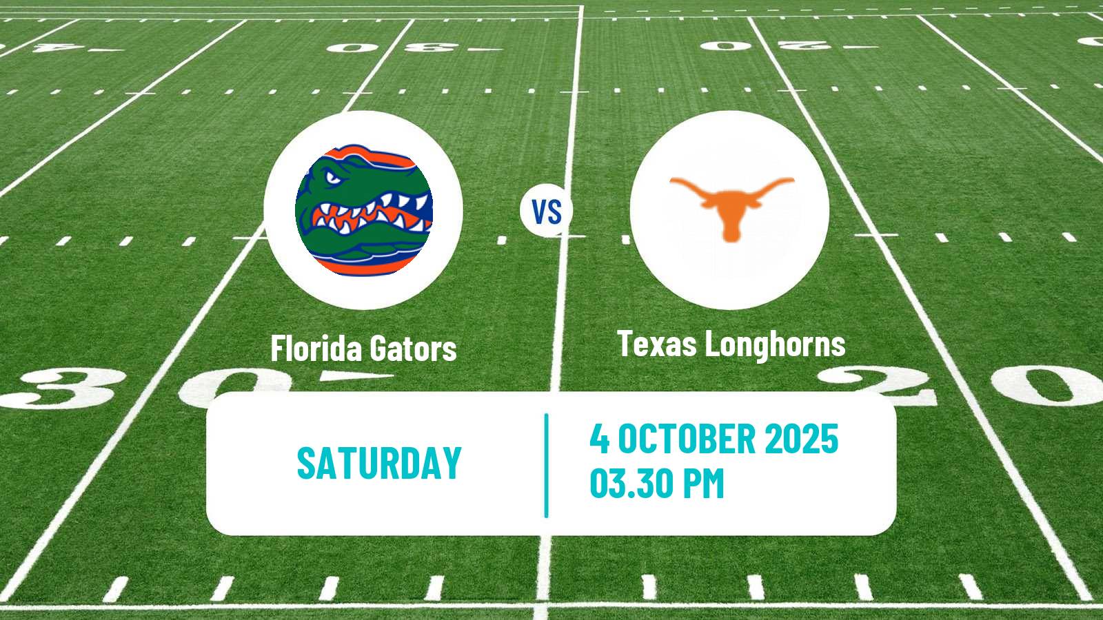 American football NCAA College Football Florida Gators - Texas Longhorns