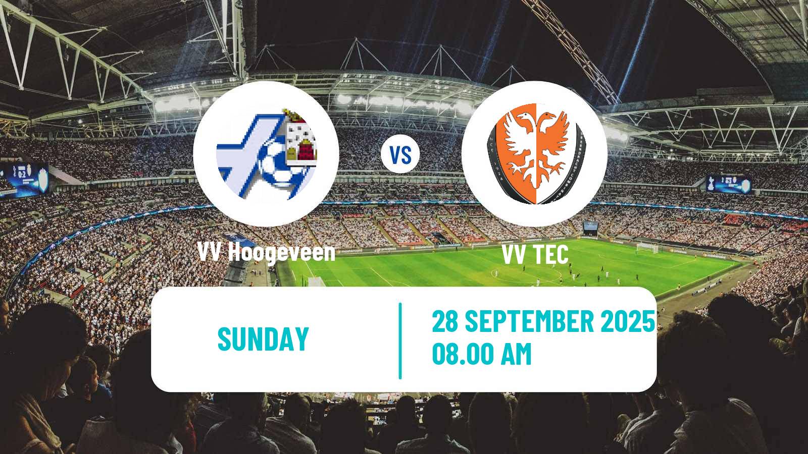 Soccer Dutch Derde Divisie Hoogeveen - TEC