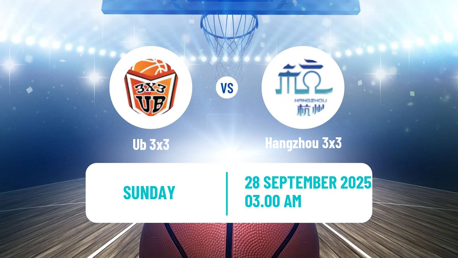 Basketball World Tour Shanghai 3x3 Ub 3x3 - Hangzhou 3x3