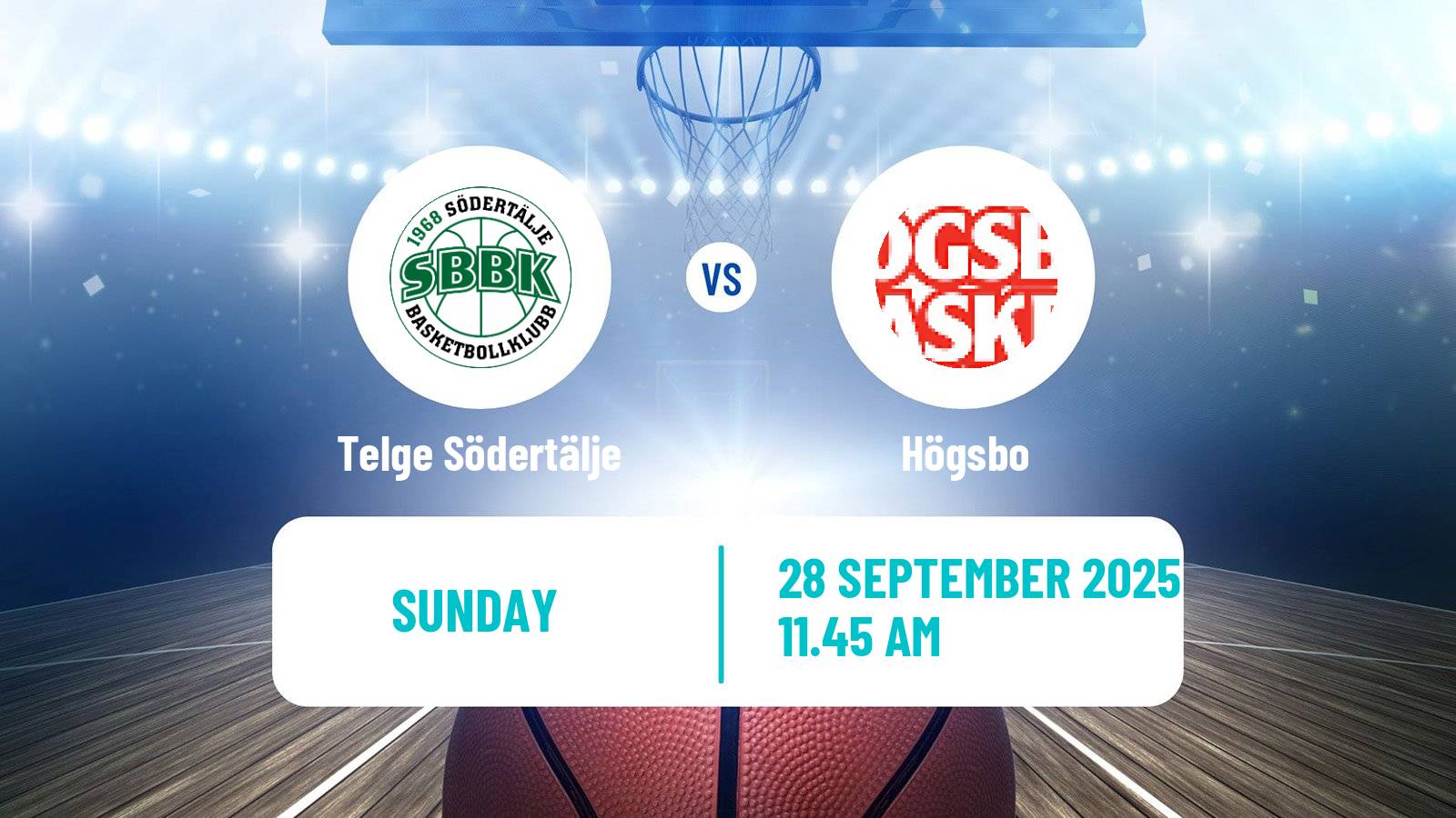 Basketball Swedish Basketligan Women Telge Södertälje - Högsbo