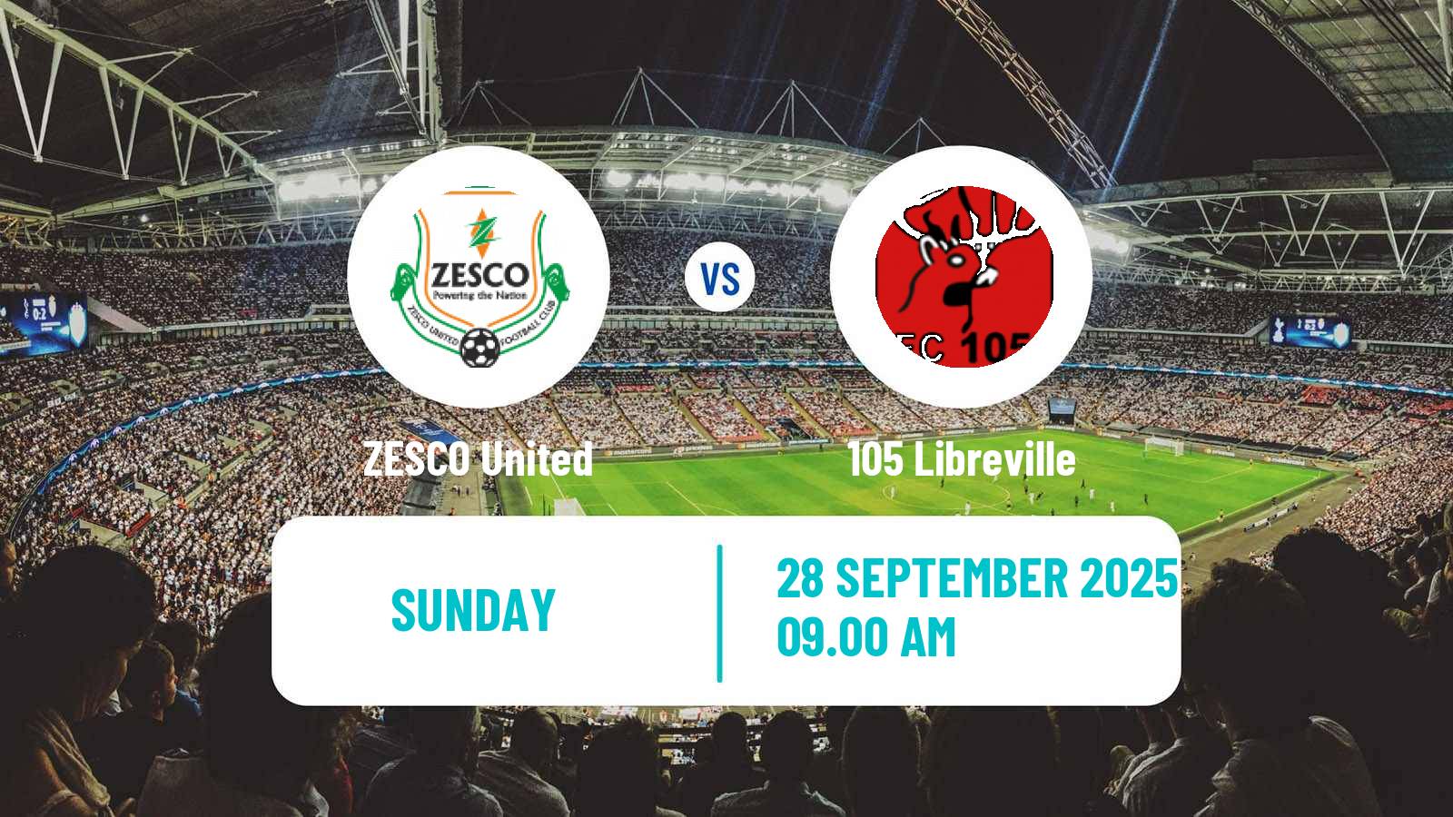 Soccer CAF Confederation Cup ZESCO United - 105 Libreville