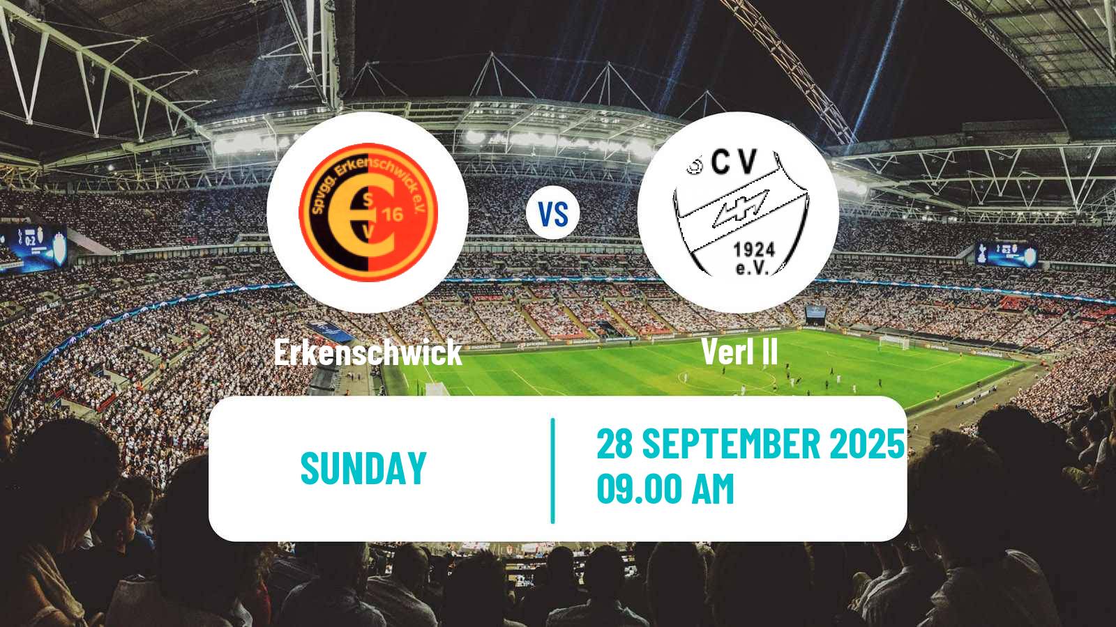 Soccer German Oberliga Westfalen Erkenschwick - Verl II