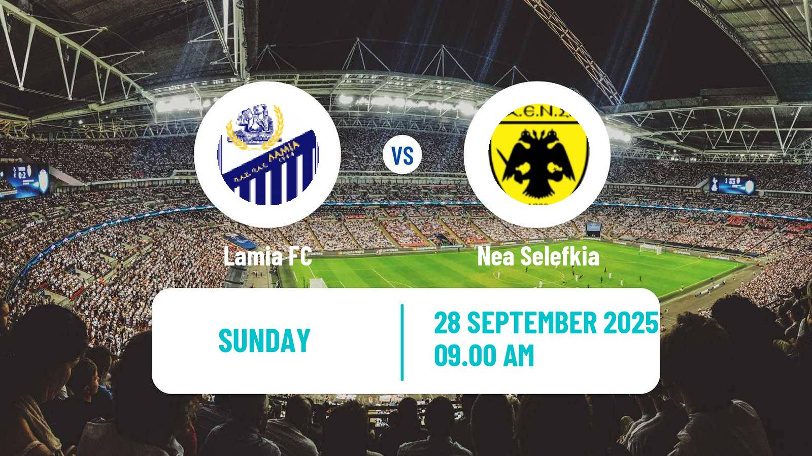 Soccer Greek Gamma Ethniki - Group 3 Lamia - Nea Selefkia