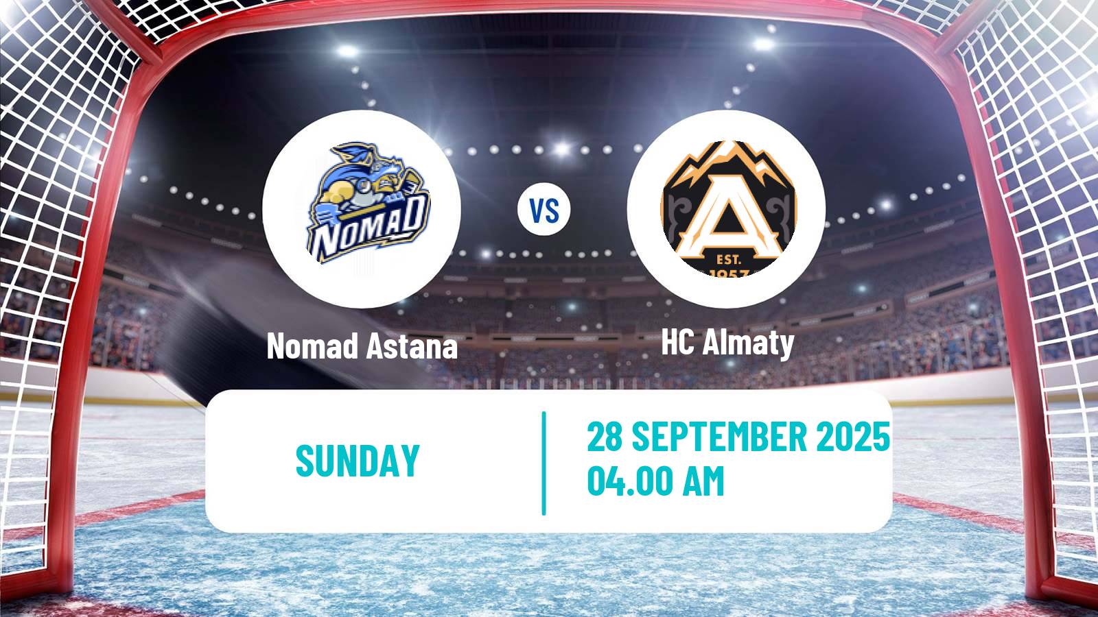 Hockey Kazakh Ice Hockey Championship Nomad - Almaty