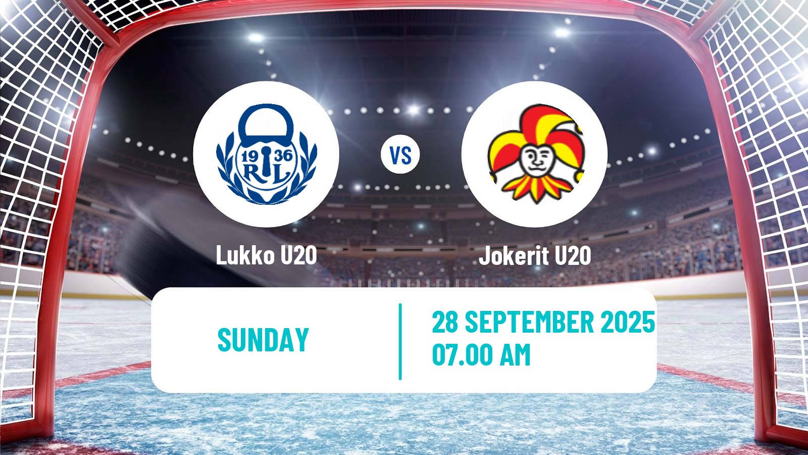 Hockey Finnish SM-sarja U20 Lukko U20 - Jokerit U20
