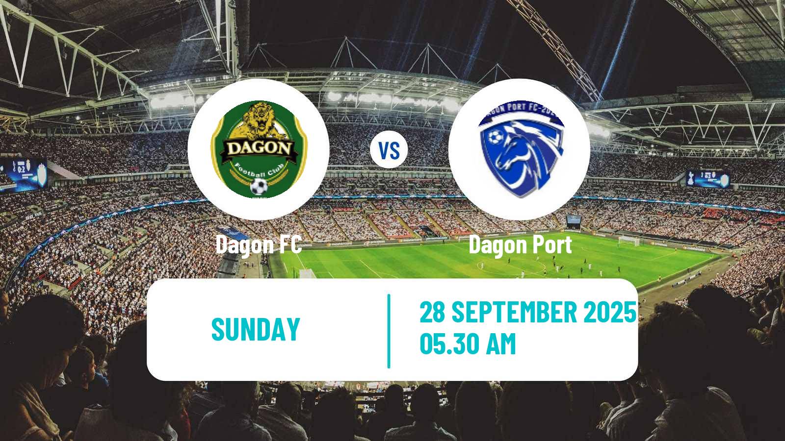 Soccer Myanmar National League Dagon - Dagon Port