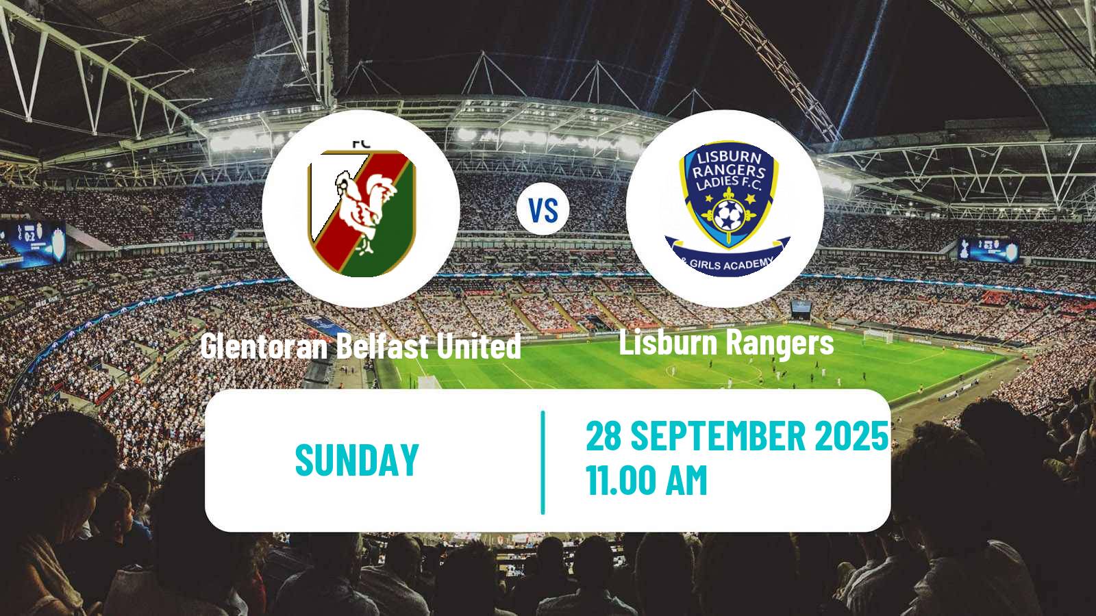 Soccer Northern Irish Premiership Women Glentoran Belfast United - Lisburn Rangers