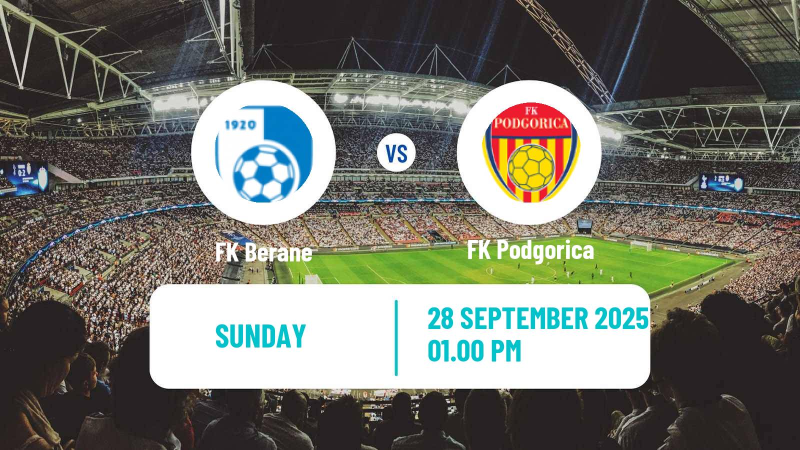 Soccer Montenegrin Druga Liga Berane - Podgorica