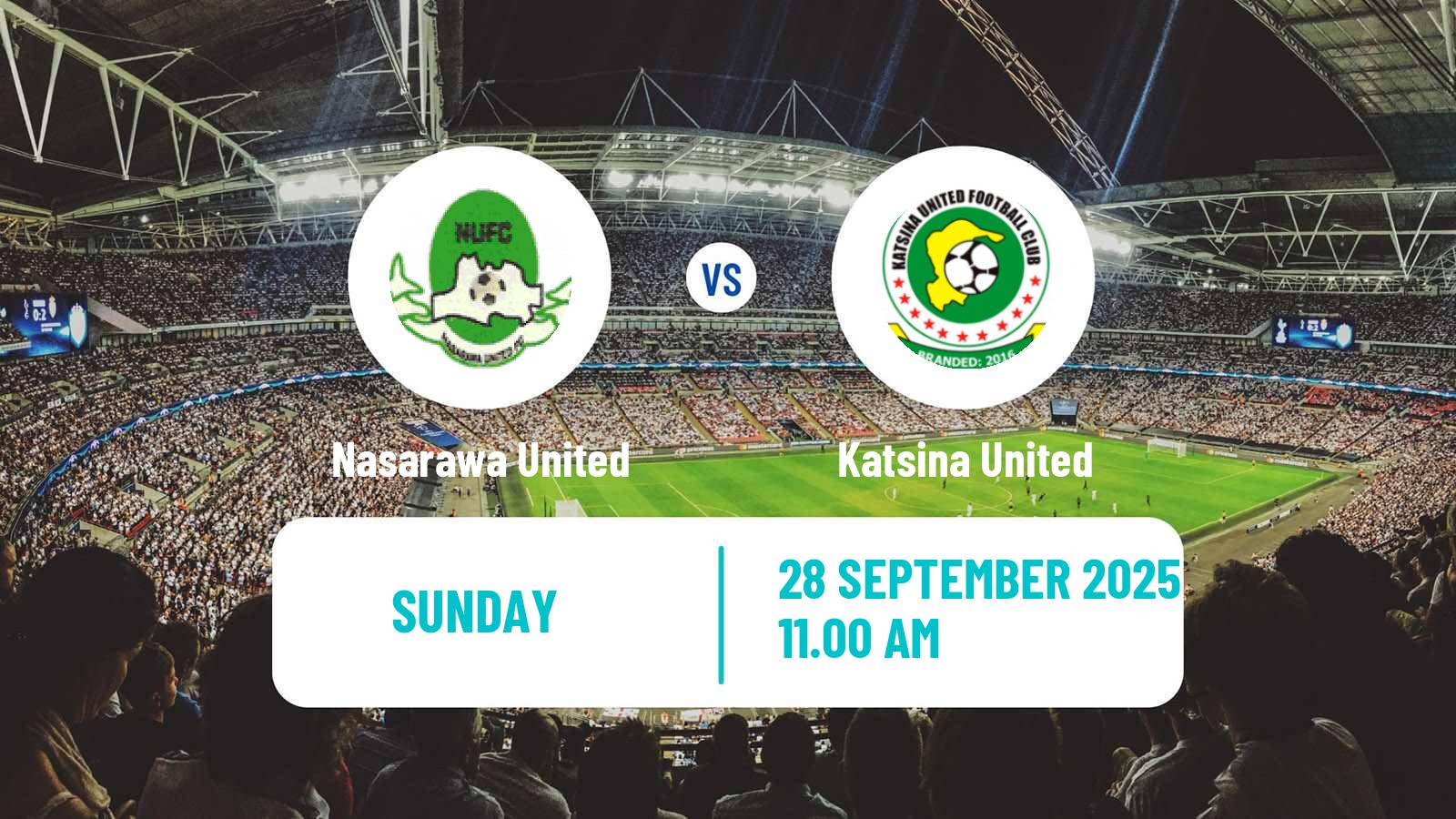 Soccer Nigerian Premier League Nasarawa United - Katsina United