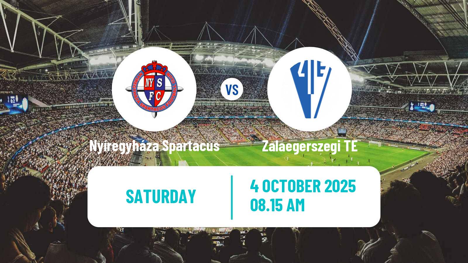 Soccer Hungarian NB I Nyíregyháza Spartacus - Zalaegerszegi TE