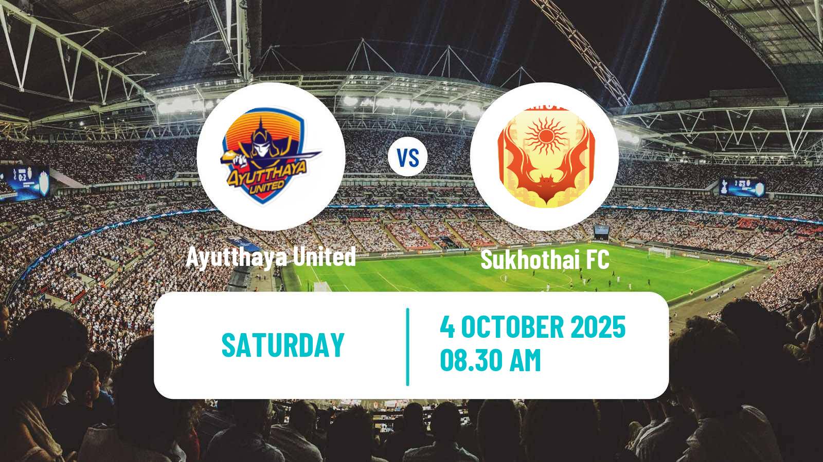 Soccer Thai League 1 Ayutthaya United - Sukhothai