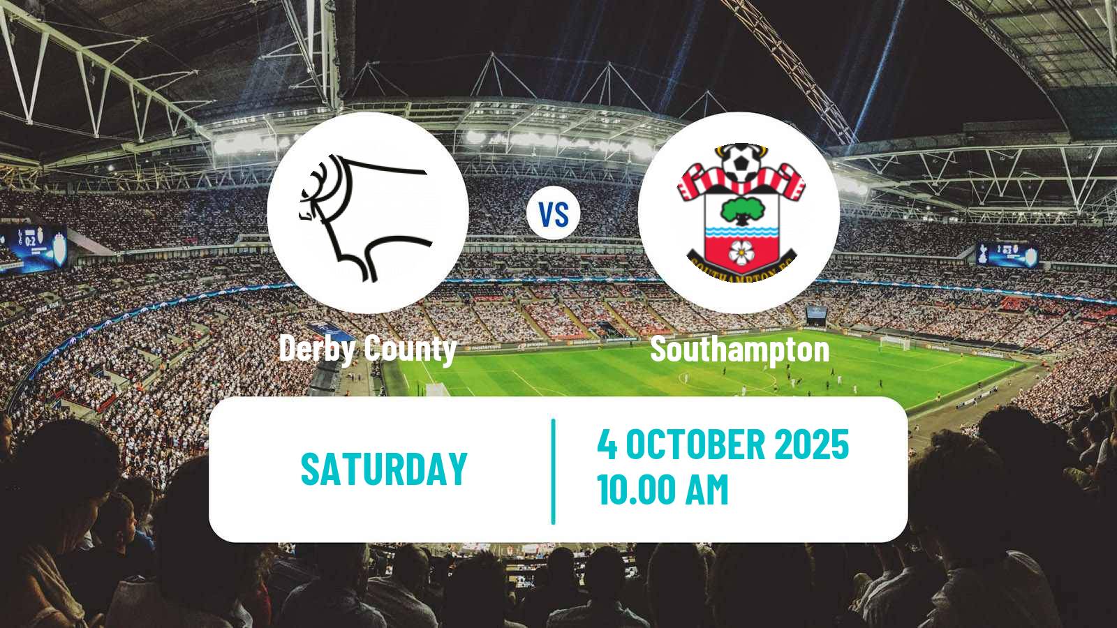 Soccer English League Championship Derby County - Southampton