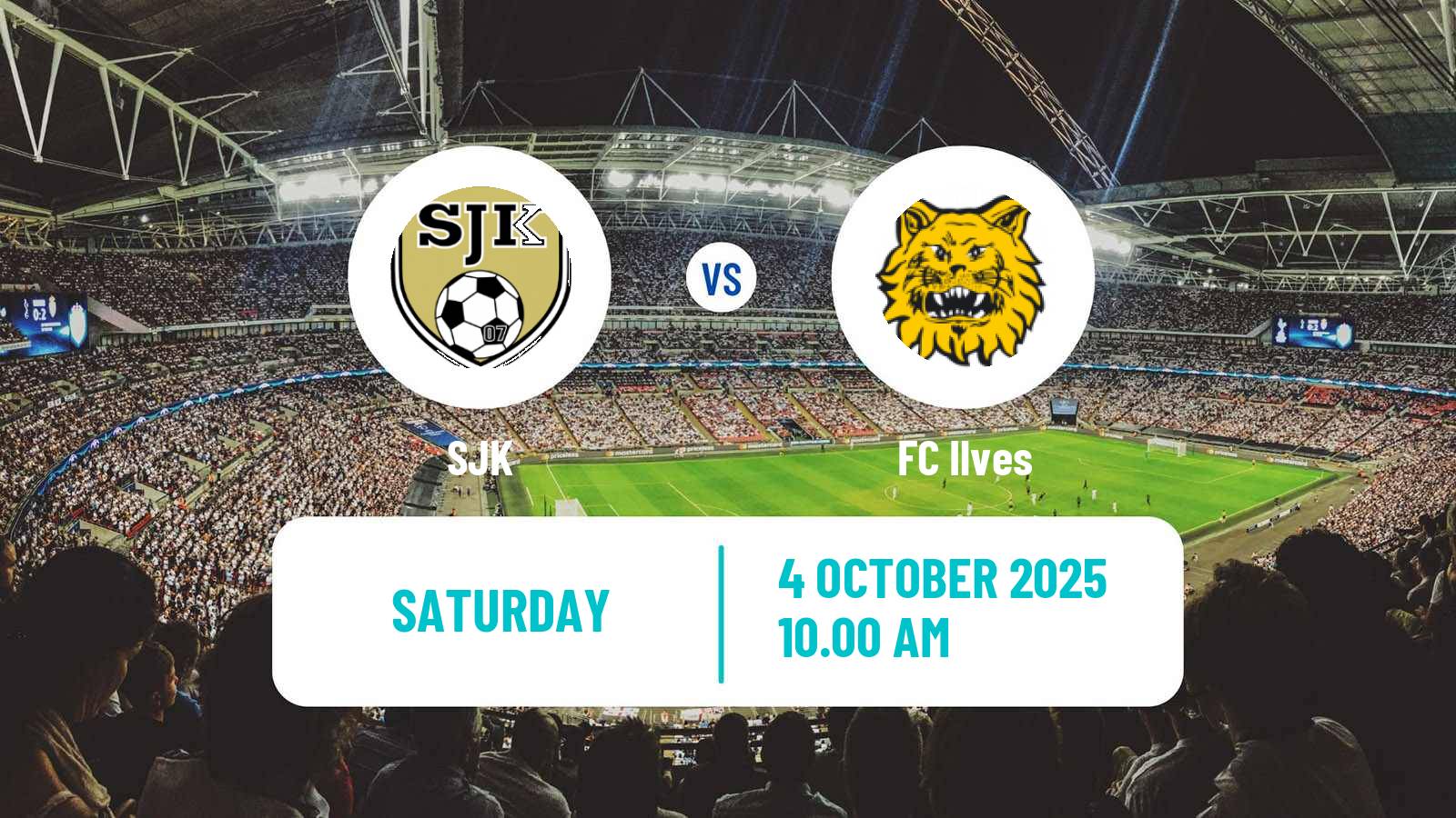 Soccer Finnish Veikkausliiga SJK - Ilves