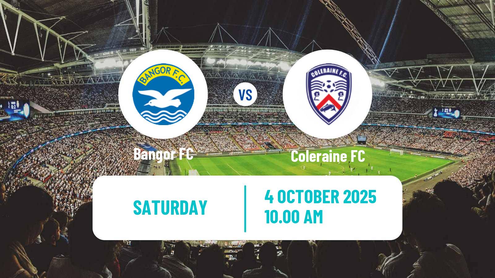 Soccer Northern Irish Premiership Bangor - Coleraine