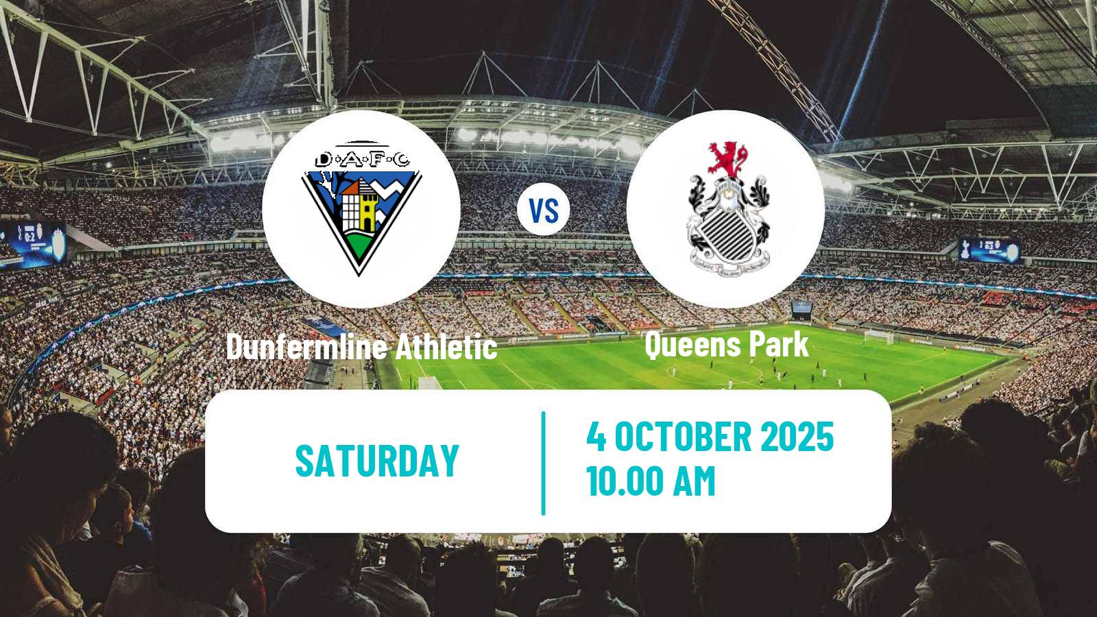 Soccer Scottish Football Championship Dunfermline Athletic - Queens Park