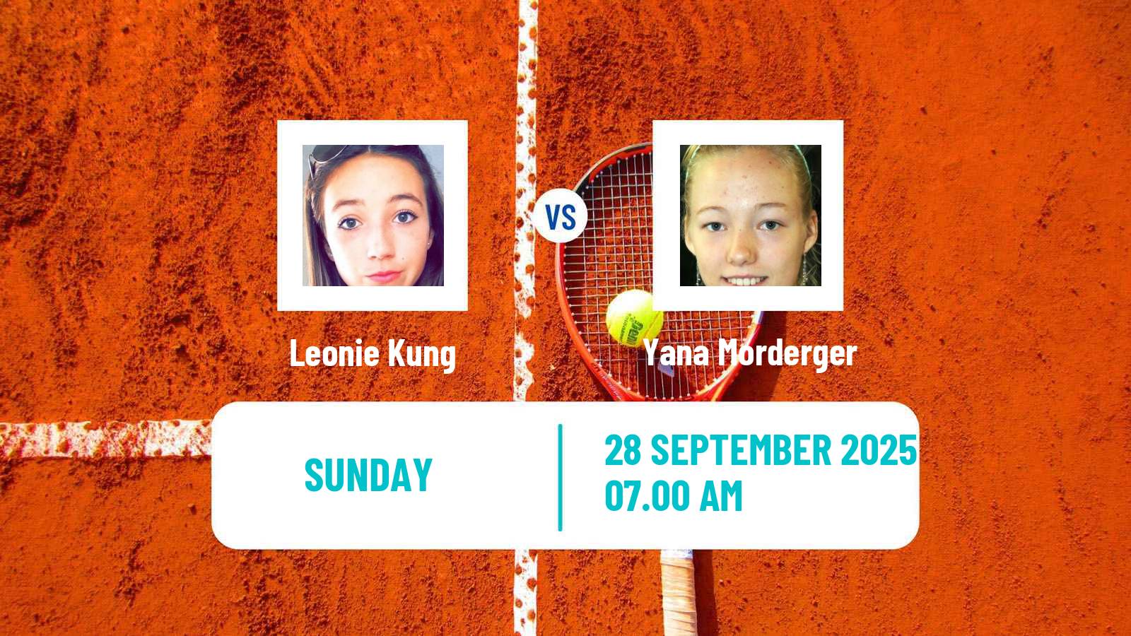 Tennis Rende Challenger Women Leonie Kung - Yana Morderger