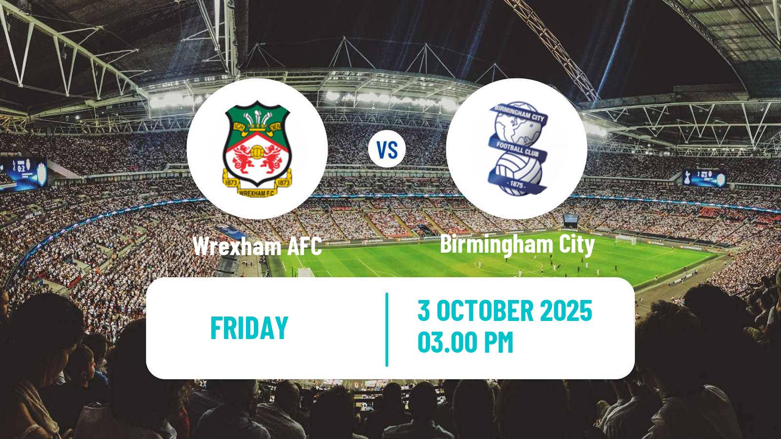 Soccer English League Championship Wrexham - Birmingham City