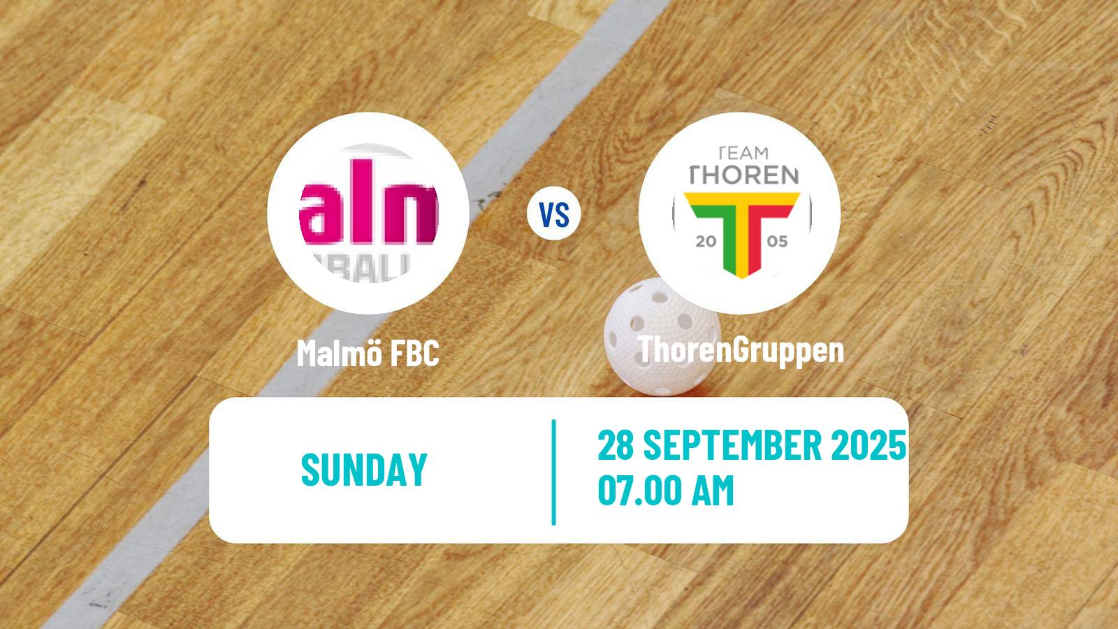 Floorball Swedish Superligan Floorball Women Malmö FBC - ThorenGruppen