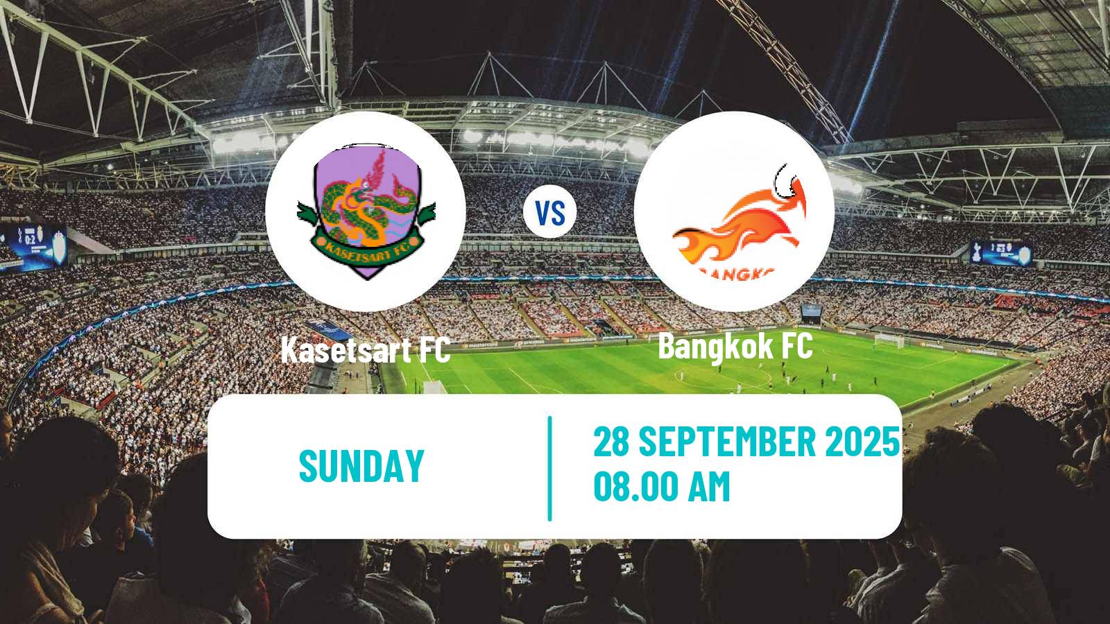 Soccer Thai League 2 Kasetsart - Bangkok FC