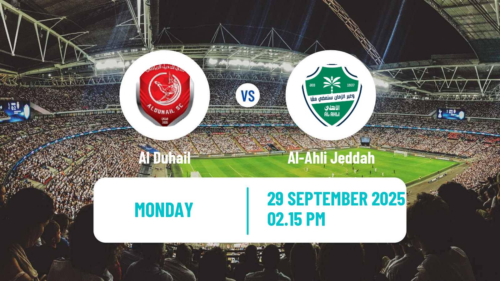 Soccer AFC Champions League Al Duhail - Al-Ahli Jeddah