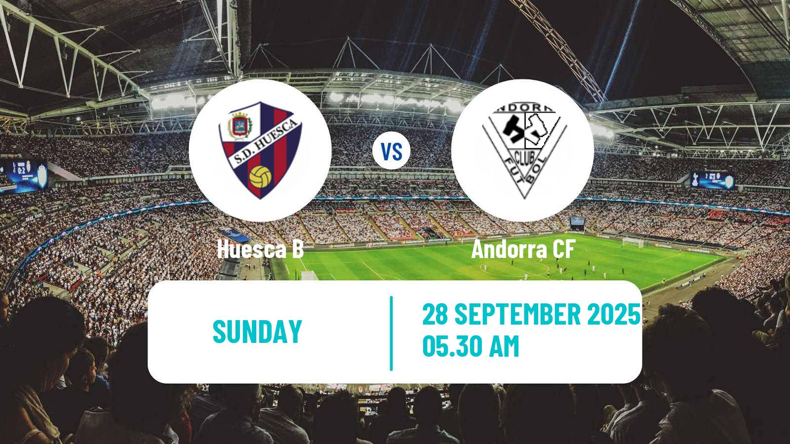 Soccer Spanish Tercera RFEF - Group 17 Huesca B - Andorra CF
