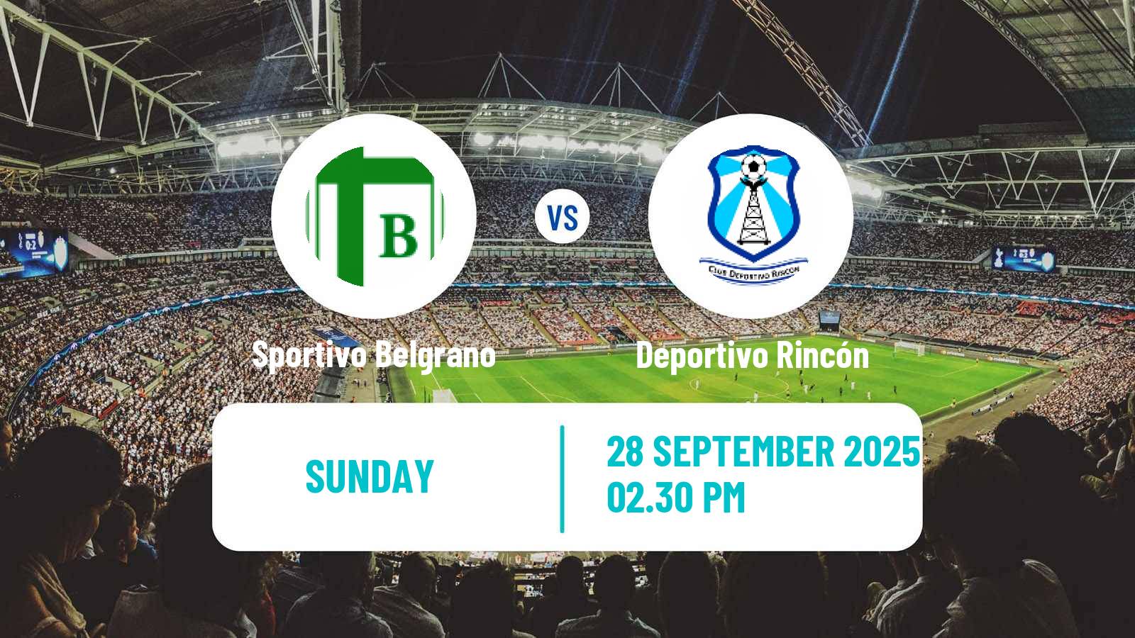 Soccer Argentinian Torneo Federal Sportivo Belgrano - Deportivo Rincón