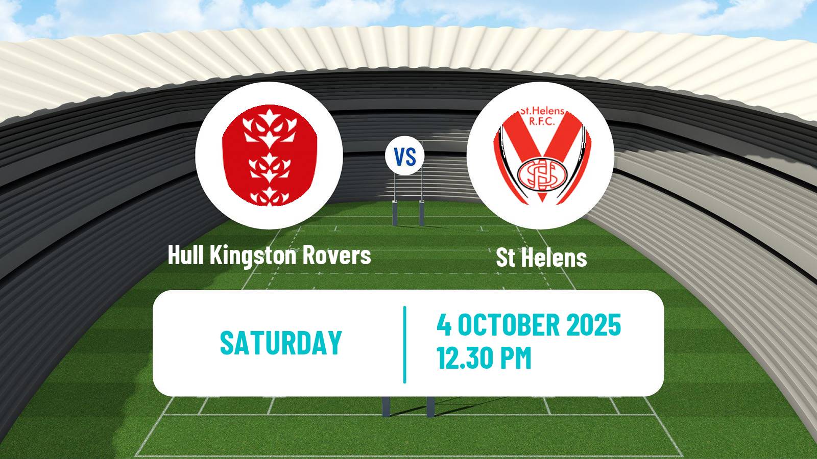 Rugby league Super League Rugby Hull Kingston Rovers - St Helens