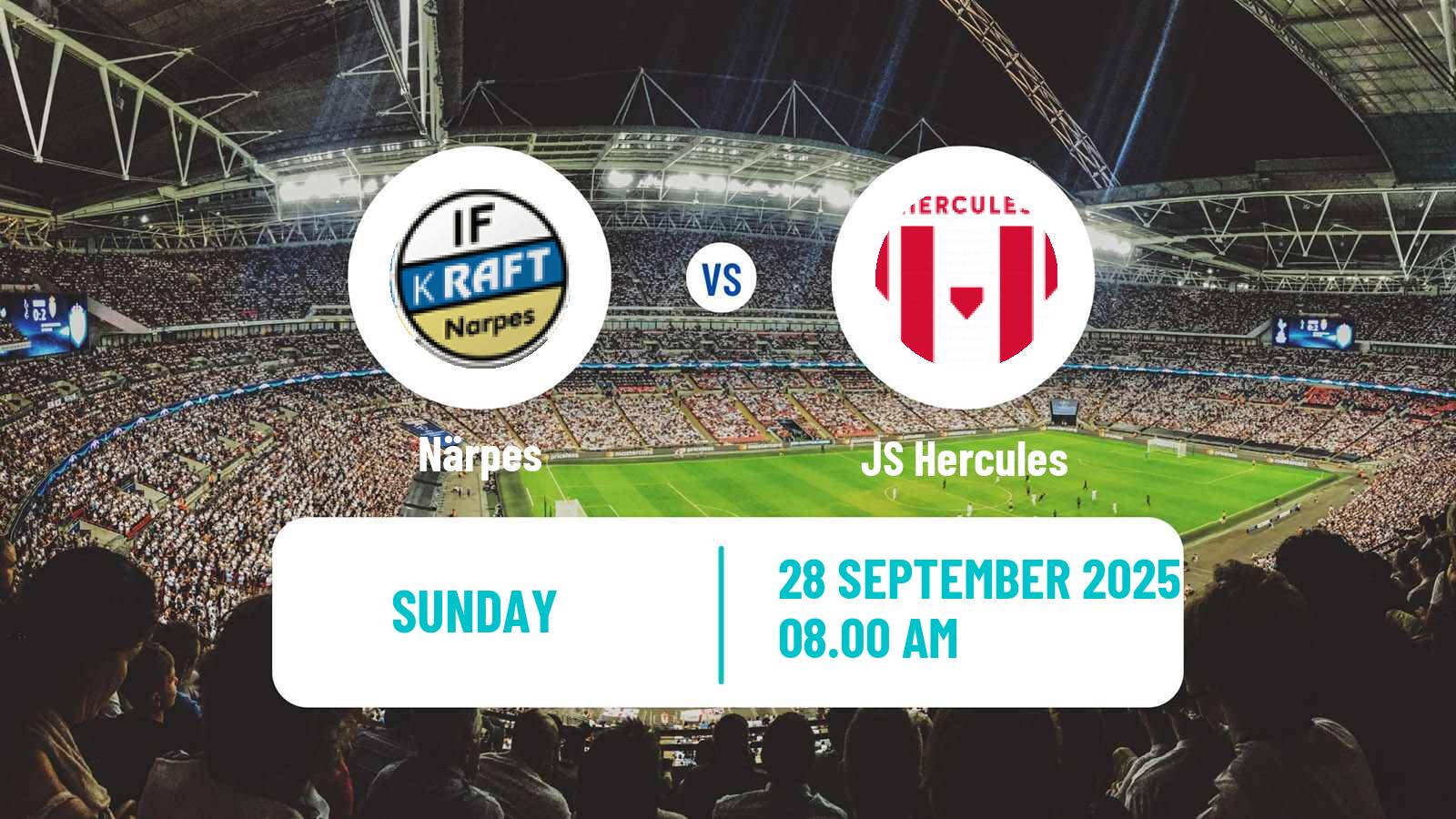 Soccer Finnish Kakkonen Group C Närpes - JS Hercules