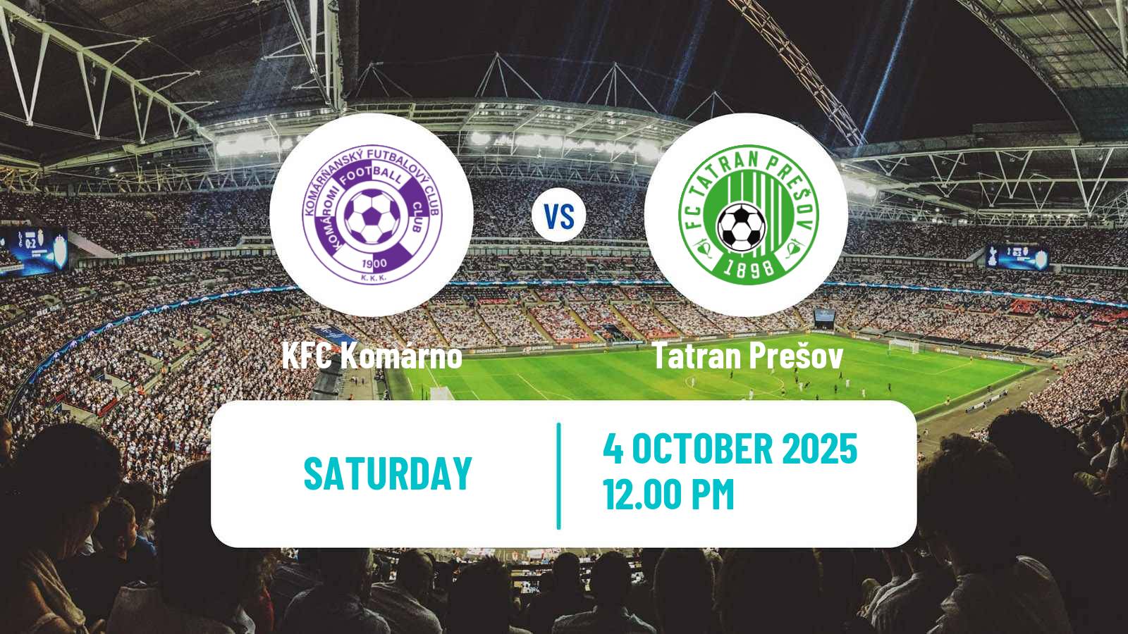Soccer Slovak Superliga Komárno - Tatran Prešov