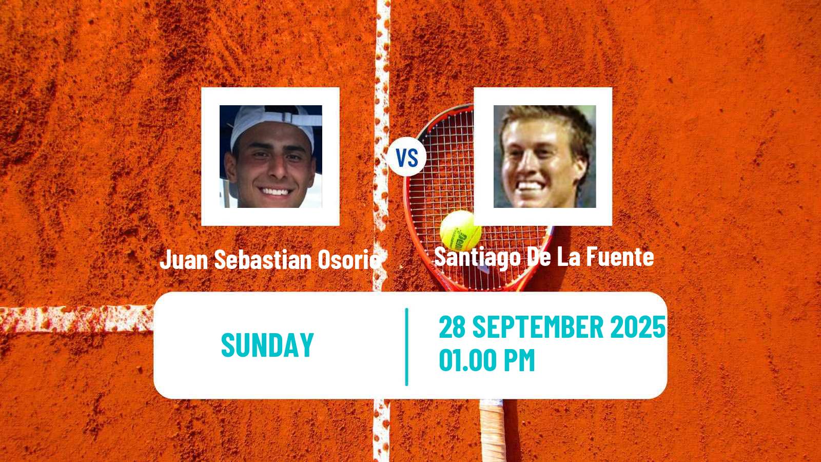 Tennis Antofagasta Challenger Men Juan Sebastian Osorio - Santiago De La Fuente