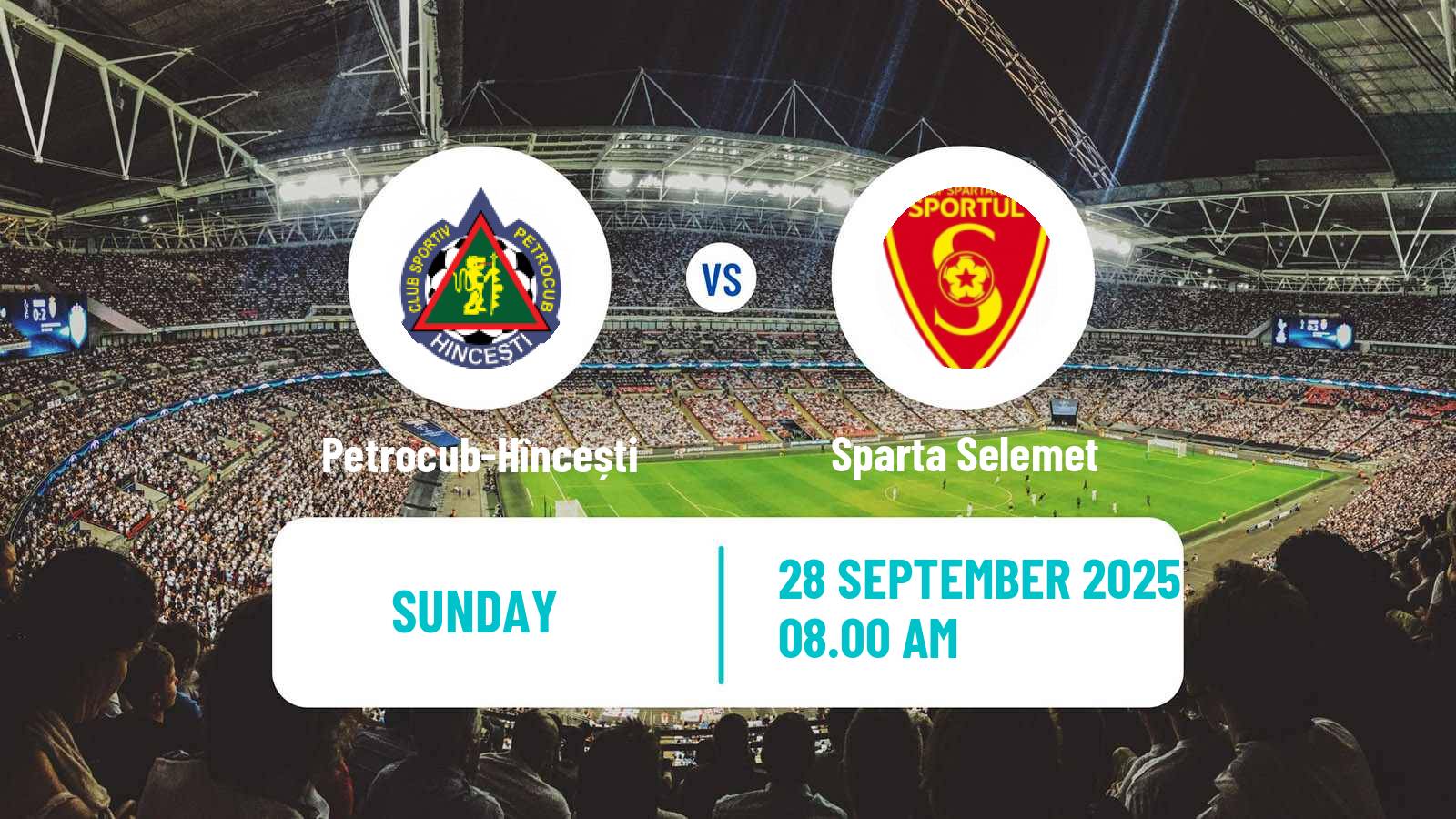 Soccer Moldovan Super Liga Petrocub-Hîncești - Sparta Selemet