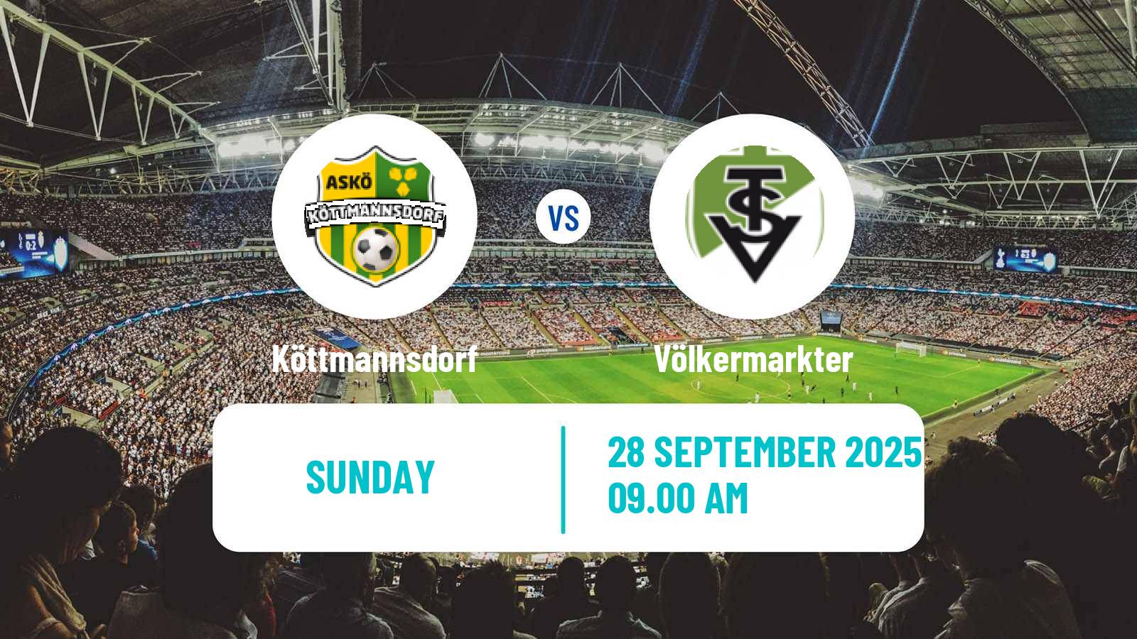 Soccer Austrian Landesliga Karnten Köttmannsdorf - Völkermarkter