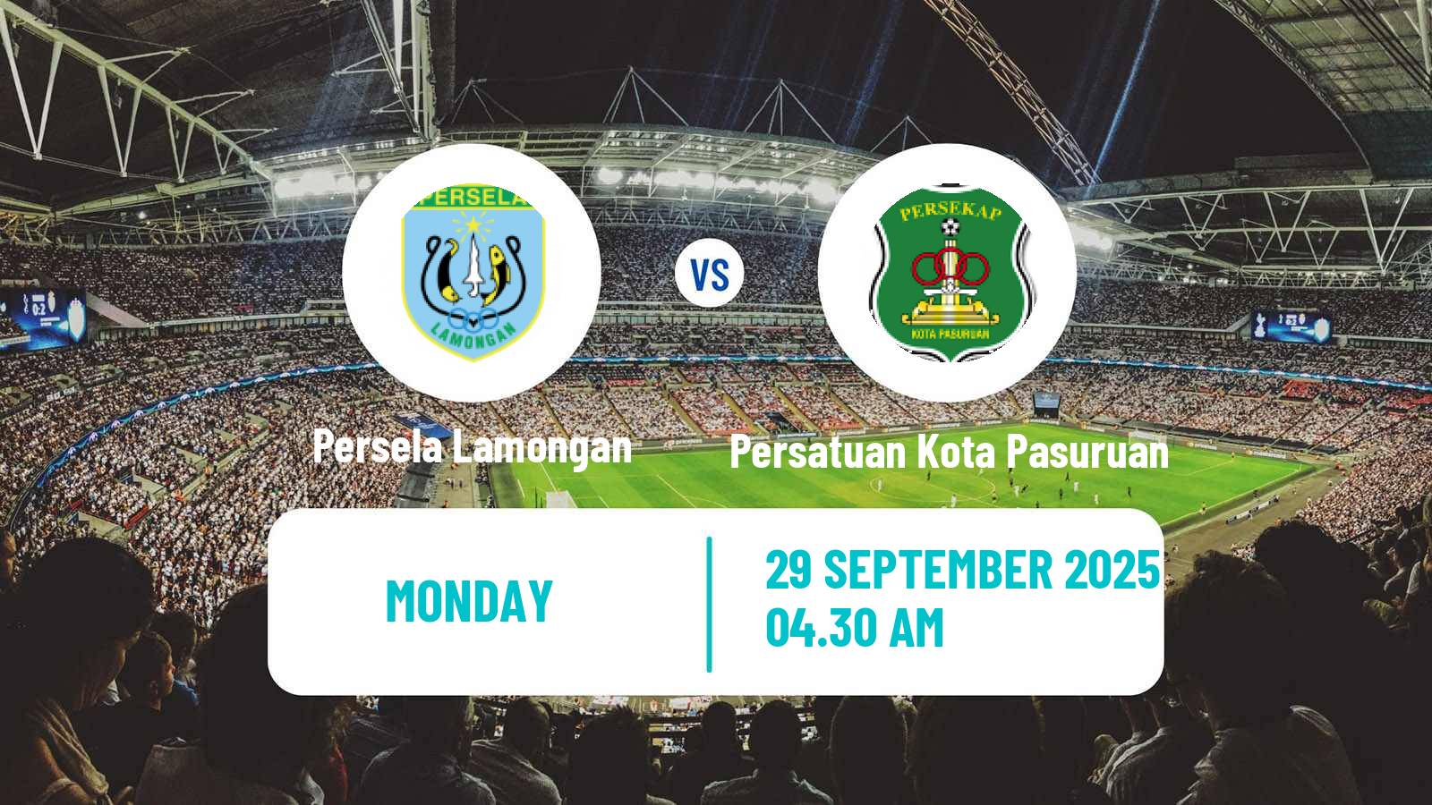 Soccer Indonesian Liga 2 Persela Lamongan - Persatuan Kota Pasuruan